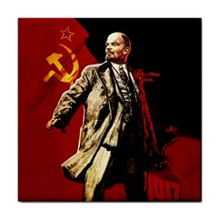 Lenin  Tile Coasters by Valentinaart