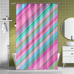 Background Texture Pattern Shower Curtain 48  X 72  (small)  by Nexatart