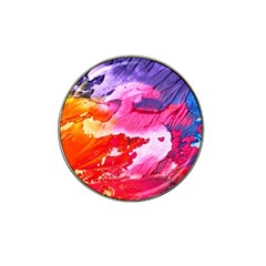 Abstract Art Background Paint Hat Clip Ball Marker (4 Pack) by Nexatart