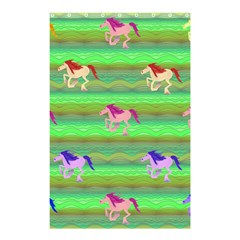 Rainbow Ponies Shower Curtain 48  X 72  (small)  by CosmicEsoteric