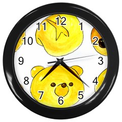 Bread Wall Clocks (black) by KuriSweets