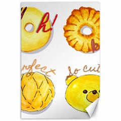 Cute Bread Canvas 20  X 30   by KuriSweets