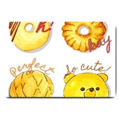 Bread Stickers Large Doormat  by KuriSweets