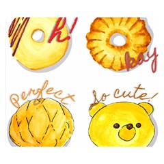 Bread Stickers Double Sided Flano Blanket (small)  by KuriSweets