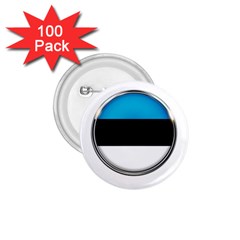 Estonia Country Flag Countries 1 75  Buttons (100 Pack)  by Nexatart