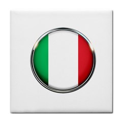 Italy Country Nation Flag Tile Coasters by Nexatart