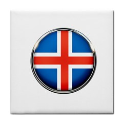 Iceland Flag Europe National Tile Coasters by Nexatart