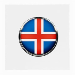 Iceland Flag Europe National Medium Glasses Cloth by Nexatart