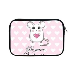 Cute Mouse - Valentines Day Apple Ipad Mini Zipper Cases by Valentinaart