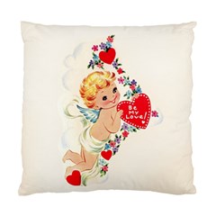 Cupid - Vintage Standard Cushion Case (one Side) by Valentinaart