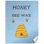 Bee mine Valentines day Canvas 12  x 16   11.86 x15.41  Canvas - 1