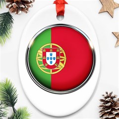 Portugal Flag Country Nation Ornament (oval) by Nexatart