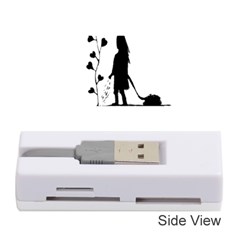 Sowing Love Concept Illustration Small Memory Card Reader (stick)  by dflcprints