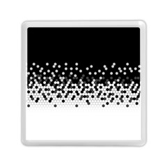 Flat Tech Camouflage Black And White Memory Card Reader (square)  by jumpercat