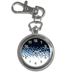 Flat Tech Camouflage Reverse Blue Key Chain Watches by jumpercat