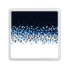 Flat Tech Camouflage Reverse Blue Memory Card Reader (square)  by jumpercat