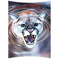 Cougar Animal Art Swirl Decorative Back Support Cushion by Nexatart