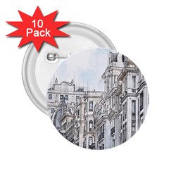 Architecture Building Design 2 25  Buttons (10 Pack)  by Nexatart