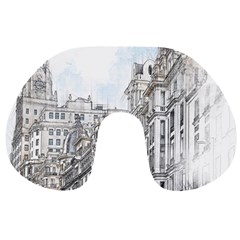 Architecture Building Design Travel Neck Pillows by Nexatart