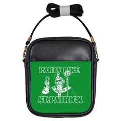  St  Patricks Day  Girls Sling Bags by Valentinaart