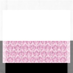 Damask Pink Rectangular Jigsaw Puzzl by snowwhitegirl