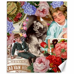 Victorian Collage Canvas 8  X 10  by snowwhitegirl