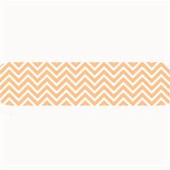 Orange Chevron Large Bar Mats by snowwhitegirl