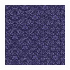 Damask Purple Medium Glasses Cloth (2-side) by snowwhitegirl