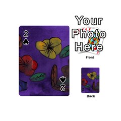 Flowers Playing Cards 54 (mini)  by snowwhitegirl