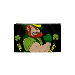 St  Patricks Day Cosmetic Bag (small)  by Valentinaart