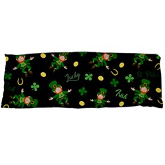 St Patricks Day Pattern Body Pillow Case Dakimakura (two Sides) by Valentinaart