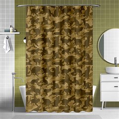 Operation Desert Cat Camouflage Catmouflage Shower Curtain 48  X 72  (small)  by PodArtist