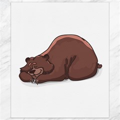 Cute Bear Sleeping Canvas 8  X 10  by ImagineWorld