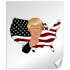 Trump Usa Flag Canvas 8  X 10  by ImagineWorld