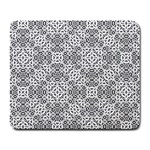 Black And White Oriental Ornate Large Mousepads Front