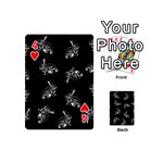 Rabbit pattern Playing Cards 54 (Mini)  Front - Heart4