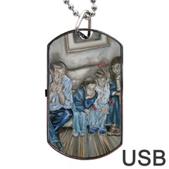 The Nobodies Dog Tag Usb Flash (two Sides) by redmaidenart