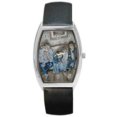 The Nobodies Barrel Style Metal Watch by redmaidenart