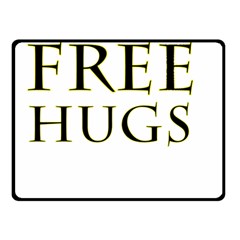 Freehugs Double Sided Fleece Blanket (small)  by cypryanus