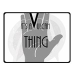 Vulcan Thing Double Sided Fleece Blanket (Small)  45 x34  Blanket Front