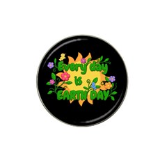 Earth Day Hat Clip Ball Marker (4 Pack) by Valentinaart