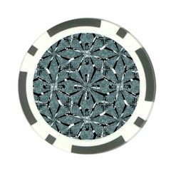 Modern Oriental Ornate Pattern Poker Chip Card Guard by dflcprints