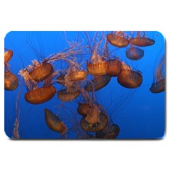 Jellyfish Aquarium Large Doormat  by trendistuff