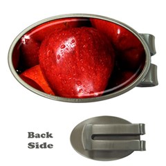 Apples 1 Money Clips (oval)  by trendistuff