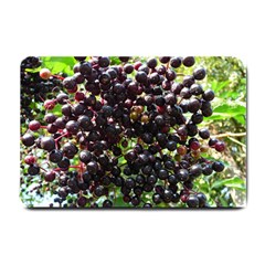 Elderberries Small Doormat  by trendistuff