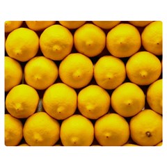 Lemons 1 Double Sided Flano Blanket (medium)  by trendistuff