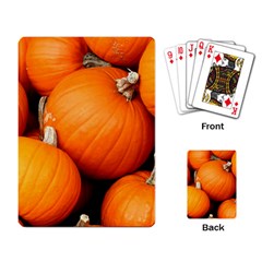 Pumpkins 1 Playing Card by trendistuff