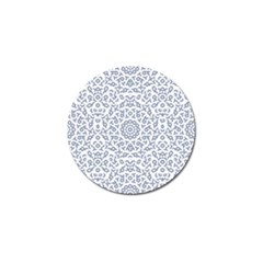 Radial Mandala Ornate Pattern Golf Ball Marker by dflcprints