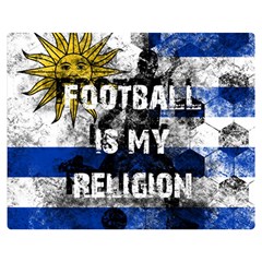 Football Is My Religion Double Sided Flano Blanket (medium)  by Valentinaart