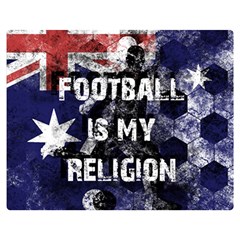 Football Is My Religion Double Sided Flano Blanket (medium)  by Valentinaart